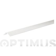 Perfil Angulo Pvc Satinado Blanco 1 M 20 X 20 X 1 Mm - 1548d/op