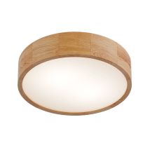 Lamkur Round Zylindrische Deckenleuchte Eiche, 2x E27