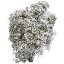 Arbuste Busch 3585 Floraison Blanche Réaliste