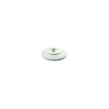 Einfache Weiße Rosette 22 Mm