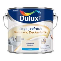 Simply Refresh Wand Und Deckenfarbe, Cremeweiß, Ral 9001, 2,5 L - Dulux
