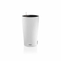 Lechuza Maceta Elegante Blanca 23 Cm Diámetro 41 Cm Altura
