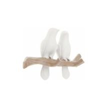 Bird On Tree Design Coat Hook, Entrance Wall Key Holder Coat Hook, 2 Birds Decorative Coat Hook