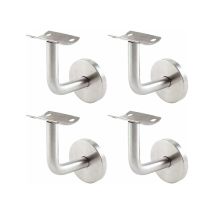 Handrail Brackets For Wall Mounting Stainless Steel Stair Rail Brackets Wall Brackets Handrail Brackets For Staircase Banister Railing Wall Bracket 