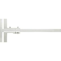 Truschino M.Fe 300 mm – Acciaio – Finitura Mattchrome – Guida a forma di T