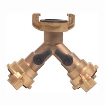 Mega - Raccordo Rapido A Y Ms Schl.-gr.9,5-38 Mm Di Chiusura Della Valvola