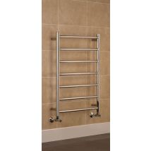Manissa - Davos Stainless Steel Towel Rail 500 X 800mm Bathroom Towel Radiator