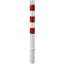 Paletto Di Sbarramento 70 X 70 Mm Bianco / Rosso - Schake