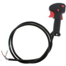 Manija de aceleración para desbrozadora de ruedas – Diámetro del tubo: 19 mm – Longitud de los cables: 180 cm