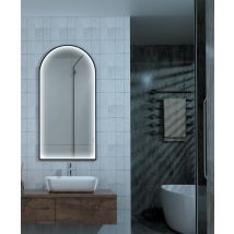 Ledimex - Espejo Roma 110x60 Negro Mate