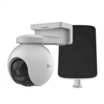 Ezviz - Cámara Exterior Eb8 4g + Panel Solar 3mp - Detección Humana - Visión De 360° - Batería 10400 Mah - Visión Nocturna