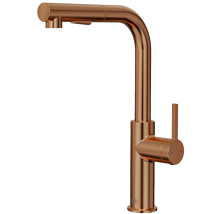 Essebagno Pure Ii Miscelatore Per Lavabo Con Doccetta Estraibile In Rame Spazzolato
