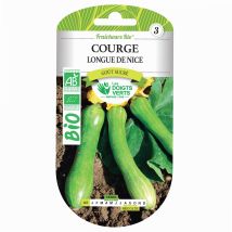 Lange Kürbiskerne aus Nizza – Bio-Samen für den Garten – Aussaatzeit: April bis Juni – Erntezeit: August bis Oktober