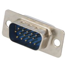 Connecteur Sub-d Db15hd Mâle 15 Broches Soudure High Den