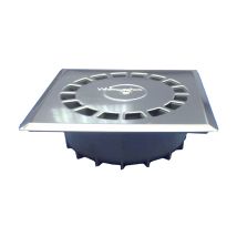 Scarico Sifonico Verticale Standard In Acciaio Inox Pvc, T-88 I 10 X 10 Cm/117 X 117 X 44 Mm/ø40 Mm