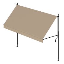 Store Terrasse Cityline 3x1,2 Beige – Portable Sans Perçage – Protection Uv