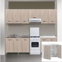 Kit Cucina Pensile 2 Ante Scolapiatti 80x32xh72 Cm Olmo- Azur Line- 1,0 Pz