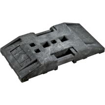 Badén de placa PAD K1 – Plástico reciclado – Dimensiones: 40 x 40 mm, 60 x 60 mm, 2 x 42 mm