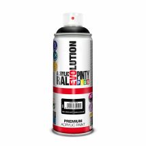 Vernice Spray Premium Pinty Plus Evolution Ral 9004 Nero Opaco Intenso Segnale 520cc