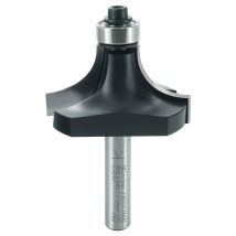 Ent European Norm Tools - Ent 14301 Fresa Ad Arrotondamento, Gambo (s) 8 Mm, Diametro (d) 43 Mm, Nl 15 Mm, R 15 Mm, Sl 32 Mm, Con Cuscinetto A Sfere