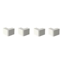Ggk - Angles Extérieurs Pour Moulure Électrique 22x12mm Blanc - Lot De 4 214557