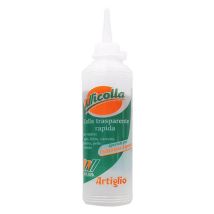 Colla Universale Wicolla 200 ml – Adesivo acetovinilico trasparente – Ideale per legno, plastica, tessuti – 61895