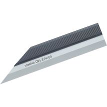 Rb Messwerkzeug - Präzision Haarlineal Mit Handwärmeschutz Din874/00 Inox 200 Mm Rostfreier Stahl