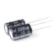 Condensateur Électrolytique 2200uf 10v 105âoc Taille 10x17mm 2200mf10v105