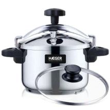 Haeger Inox Plus Pentola A Pressione 8l Acciaio Inossidabile