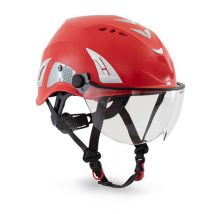 Casco de seguridad Kask HP Visor – Amarillo – ABS, Poliestireno, Talla ajustable 51-62 cm, Certificación EN 14052, 8 orificios de ventilación