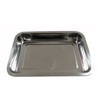 Rustidera inoxidable 36 x 27 x 4,8 cm – Acero inoxidable – Calidad premium – Utensilio para barbacoa
