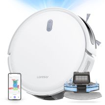 L10 Saugroboter, 6500pa 150min Saugroboter Mit Wischfunktion Mit Sof Lidar Zur Kartenaufzeichnung, Ideal Für Tierhaare/teppiche/böden - Laresar
