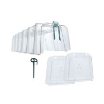 Garantia Sunny Túneles De Cultivo Set De 3 Incl. Tapas Finales Y Anclajes De Suelo