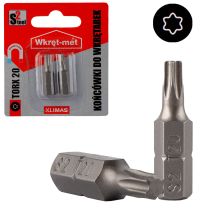 Embout pour visseuse – 25 mm – TORX-20 S2 – Acier S2 – 2 pièces – MODERIX