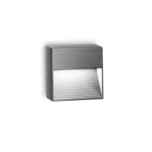 Ideal Lux - Down - 1 Luz De Pared Para Exterior Antracita Ip44, G9