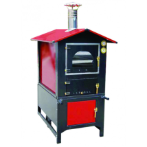 Forno A Legna Da Esterno -cm.95,5x120x163h. - Forno Cm.45x80x40h - Kg.250