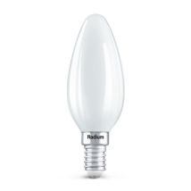 Radium Flamme E14 – 4,2w – 470 Lm – 3000 K – Verre Opale – Ampoule Led Équivalente 40 W
