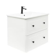 Mueble De Baño Con Lavabo Forli 100x45x46 Cm Blanco (forli100biu) - Naturel