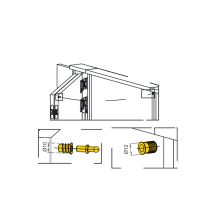 Darwin Kit Enganche Hoja Regulable - Kit De Enganche Para Hojas Dobles Sistema Darwin