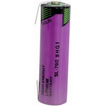 Hoffmann - Tadiran Batteries Sl 760 T Batteria Speciale Stilo (aa) Linguette A Saldare A U Litio 3.6 V 2200 Mah 1 Pz.