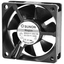 Sunon Sunon Dc-axiallüfter Serie Mb/eb 60x60x20mm Ventola Assiale 12 V 39.06 M³/h (l X L X A) 60 X 60 X 20 Mm