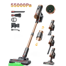 Proscenic P11 Ultra - Aspirateur Balai Sans Fil - 55000pa/120aw - Autonomie 55 Mins - Technologie Greeneye - Brosse Anti-emmêlement - 1l - Ultra Léger