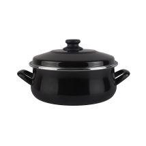Black Cacerola 20 + Tapa Cristal Induc 01114705 - Magefesa