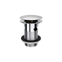 Keyplumb Bathroom Pop Up Click Clack Basin Sink Metal Slotted Clicker Waste