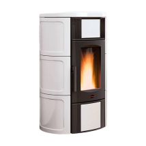 Termostufa A Pellet 'iside Idro 5.0' 19 Kw - Colore Bianco
