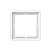Jung – Einbaurahmen 1-fach alpinweiß glänzend – 81 x 81 mm – IP44 – Duroplast – LS 981 WW