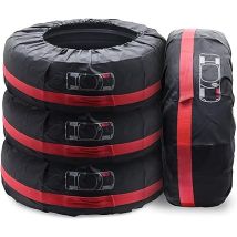Juego De 4 Fundas Impermeables Para Neumáticos De 16 A 20 Pulgadas (80 Cm De Diámetro)