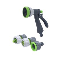 Aroz - Kit De Pistola De Riego De Múltiples Chorros + Conectores Ø19 Mm