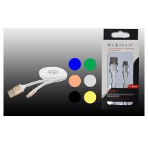 Kabel für Samsung Galaxy Micro USB – 1 m – 5V-2000mA – Blau, Grün, Rosa, Grau, Schwarz, Gelb