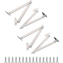 Royaluxe - 4 Pièces Charnière De Support De Couvercle,charnière Pliante,charnière Pliante Porte Rabat,charnière Meuble,avec Vis,pour Table Pliante 